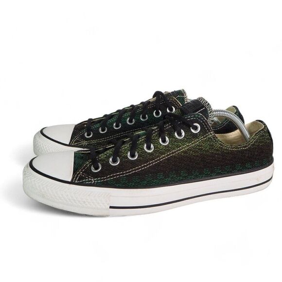 Converse Chuck Taylor All Star Low Weave Sneakers Green / Brown 147995F Men's 11 - Picture 2 of 11